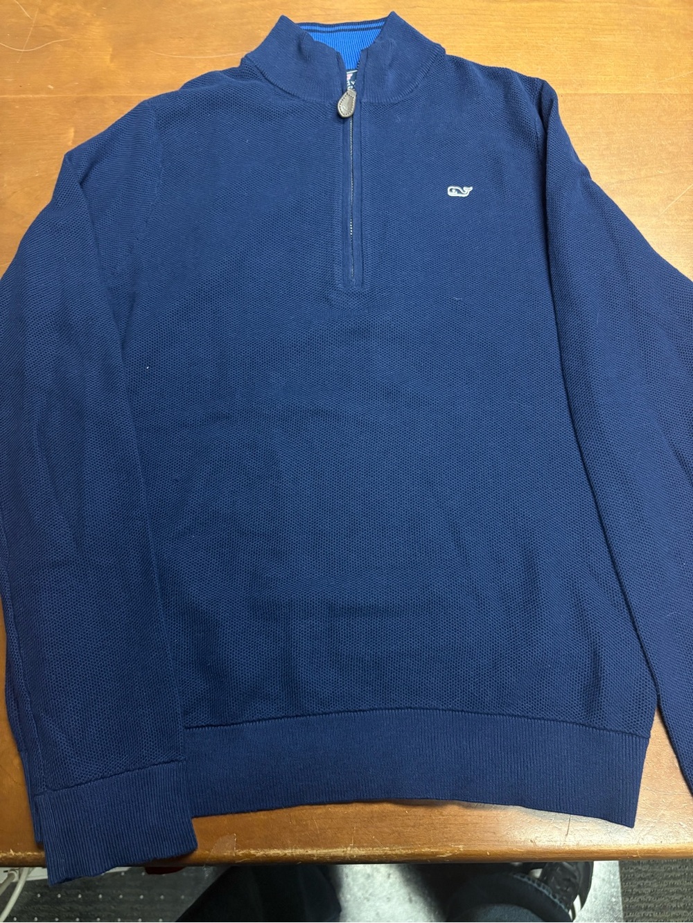 Vineyard Vines Kids Navy Half-Zip Sweater